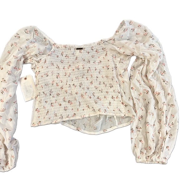 Women’s Billabong Bohemian Love Somebody Floral Off-Shoulder Top NWT Size Large - Picture 3 of 3